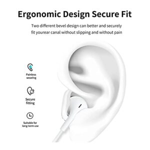 Togkun 2 Pack-Headphones Wired with Microphone Earbuds,in-Ear Earphones Built-in Call Control and Clear Audio Compatible with iPhone 6/6Plus/Android/iPad/MP3/Laptop and Most 3.5mm Plug Devices