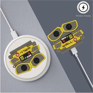 sgpcn 3D Cute Cover for Airpod pro 2 Case, Cool Cartoon Anime Design Series and Lanyard+Keychain+Earphone Cleaning Pen [4in1] for Girls Boys Kids Teens Airpod pro Case (Wall .E)