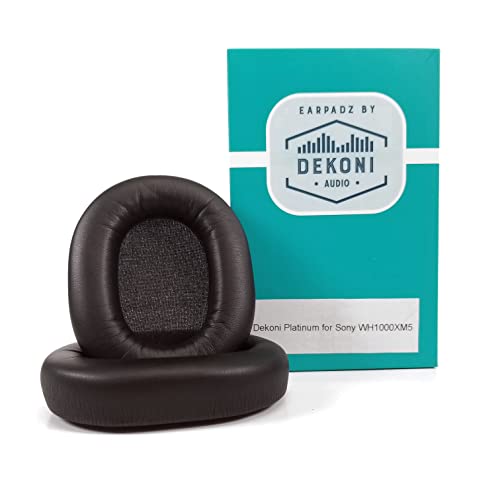 Dekoni Audio Platinum Memory Foam Replacement Earpads for Sony XM5