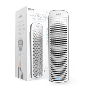 pure enrichment energy star-rated true hepa elite air purifier with smart air quality monitor for large rooms
