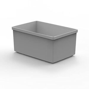 buzbe customizable internal bins (deep), no travel bins, prevents rust, organizer bins, drawer organizer, colony tackle box bins, 2x3d (deep)
