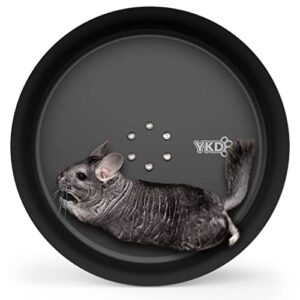 15" aluminum alloy chinchilla exercise wheels - large small animals running wheels for chinchilla syria hamsters fancy rats hedgehog other small animals