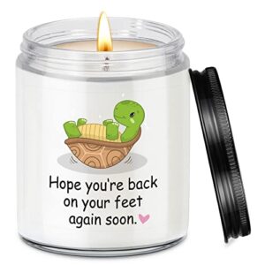 gspy candles, get well soon gifts for women, men - funny get well gifts, recovery gifts, get well gifts for women after surgery - cheer up gifts, get better soon gifts for patient, sick person