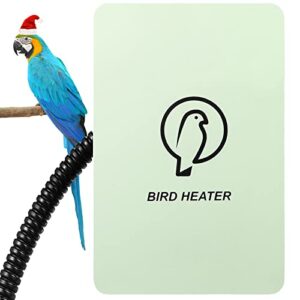 bird heater - snuggle up bird warmer, bird heater for cage, for exotic pet birds african grey parakeets cockatiel budgies cockatoo parrots 120v (small 3.7 x 5.7 in)