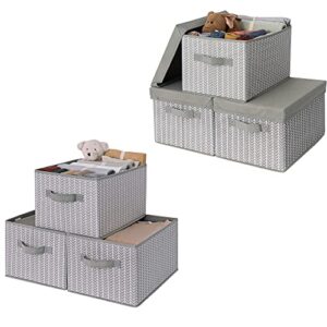 granny says bundle of 3-pack decorative storage containers & 3-pack clothing storage bins with lids