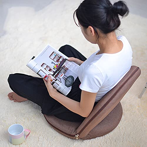 GYDJBD Lazy Sofa Tatami Folding Cushion Sofa Foldable Single Small Sofa Bed Living Room Esports Game Seat Home Chair (Color : Beige)