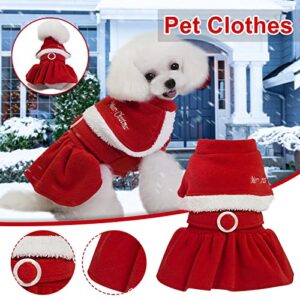 HonpraD Girl Puppy Clothes for Small Dogs Female Costume and Pet Christmas Holiday Autumn Skirt Style Winter Pet Clothes Female Dog Dresses Medium