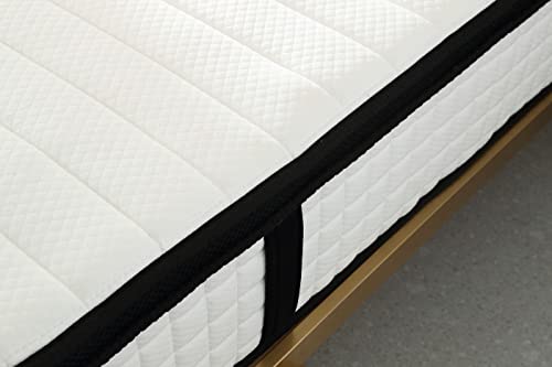 Full XL Size 12 Inch Mattress, Multilayer Hybrid Mattress, Innerspring Memory Foam Mattress in a Box, Pressure Relief & Cooler Sleeping