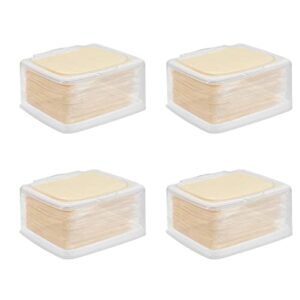 shangjia 4pcs fridge cheese container, cheese slice storage box, food containers with lids airtight, food preservation box for onion ginger garlic cheese slices, single