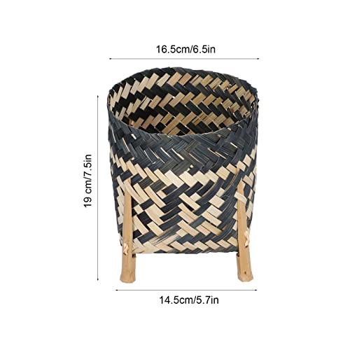Handwoven Basket, Material Plant Storage Basket for Succulent Plants for Mini Tree for Medium and Small Flower