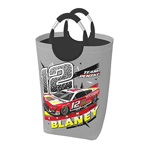 Ryan Blaney 12 Large Laundry Basket Laundry Hamper Bag Washing Bin Clothes Bag Collapsible Tall with Handles Waterproof Bathroom College Essentials Storage for College Dorm, Family