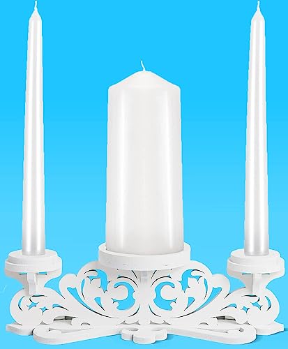 Unity Candle Holders for Weddings - Wedding Unity Candle Stand - Unity Candles for Wedding Ceremony Set