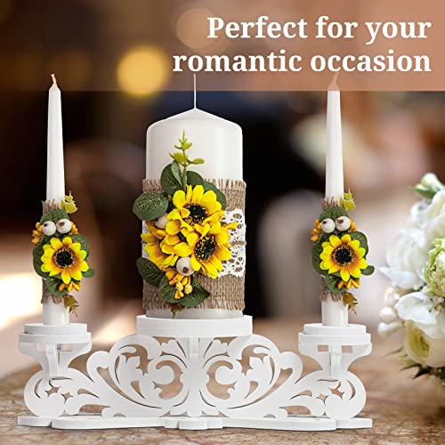 Unity Candle Holders for Weddings - Wedding Unity Candle Stand - Unity Candles for Wedding Ceremony Set