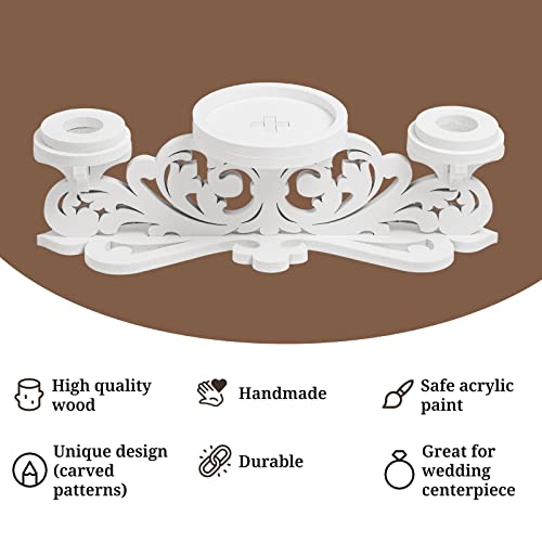 Unity Candle Holders for Weddings - Wedding Unity Candle Stand - Unity Candles for Wedding Ceremony Set