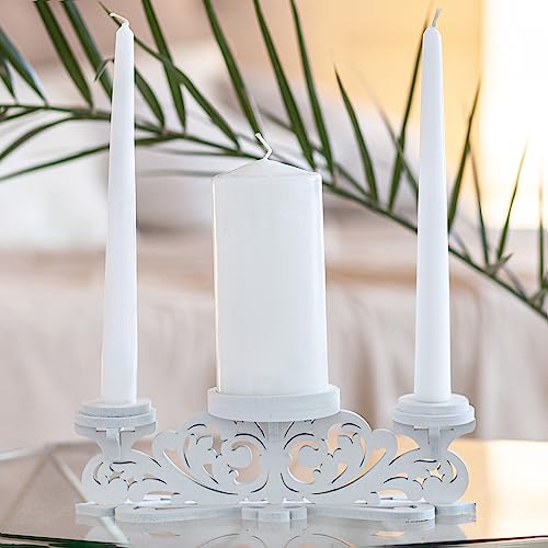 Unity Candle Holders for Weddings - Wedding Unity Candle Stand - Unity Candles for Wedding Ceremony Set