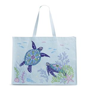 vera bradley women's market tote bag, turtle dream, one size