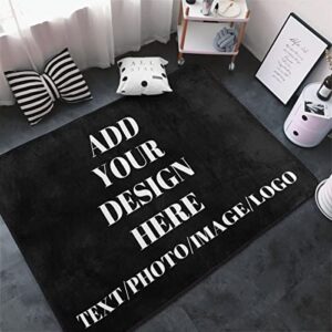 custom rug personalized add logo image rugs and mats pictures for home decor customized area rug bedroom carpet print 5'x3'