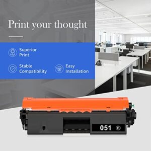 051 Toner Cartridge 2 Pack Compatible Replacement for Canon 051 051H Black for Canon ImageCLASS MF269dw Toner MF264dw MF267dw LBP162dw LBP161dn MF263dn MF260 Printer Ink