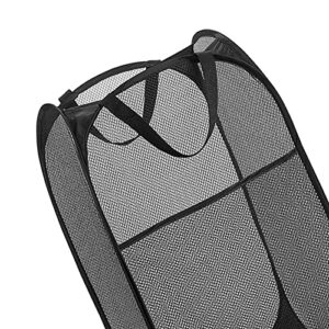 WskLinft Laundry Hamper Multipurpose Breathable Home Sundries Folding Basket Laundry Hamper for Home Black