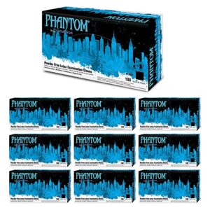 phantom 6 mil latex powder free exam gloves (large-1000)