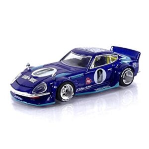 Datsun Fairlady Z S30Z Wide Spec (Blue) (by Jun Imai) Kaido House 1/64 Diecast Model Car True Scale Miniatures KHMG024