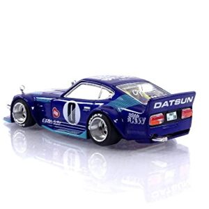 Datsun Fairlady Z S30Z Wide Spec (Blue) (by Jun Imai) Kaido House 1/64 Diecast Model Car True Scale Miniatures KHMG024