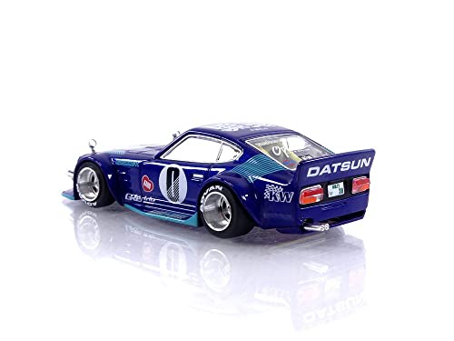 Datsun Fairlady Z S30Z Wide Spec (Blue) (by Jun Imai) Kaido House 1/64 Diecast Model Car True Scale Miniatures KHMG024