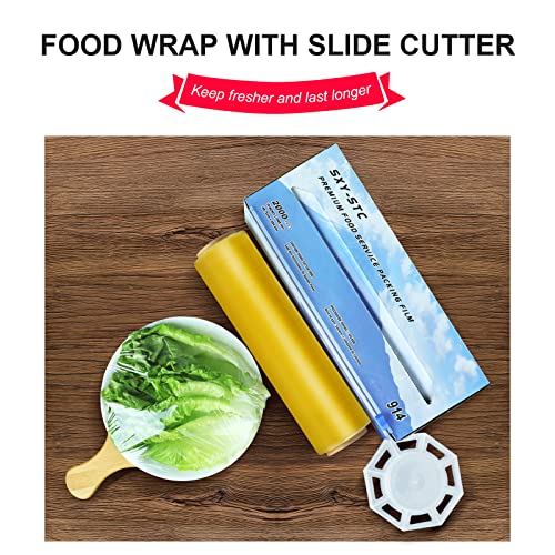 Plastic Food Wrap 3000 SQF18 INCH x2000 Foot pack of 2 food service USD 26/Count