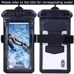 Vaxson Phone Case Black, Compatible with Wiko Voix Waterproof Pouch Dry Bag [ Not Screen Protector Film ]