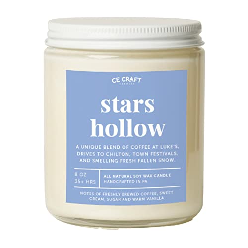 CE Craft Stars Hollow Scented Candle - Gift for Her, Scented Soy Wax Candle, Coffee Scented Candle, Funny Gift for Her, Pop Culture Candle