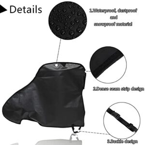 Electric Tongue Jack Cover, Waterproof Heavy Duty Protective Cover, Outdoor Sun Protection Jack Cover, Automotive Accessories Universal for RV, Trailer, Camper (14.17×5.11×10.03 inches)