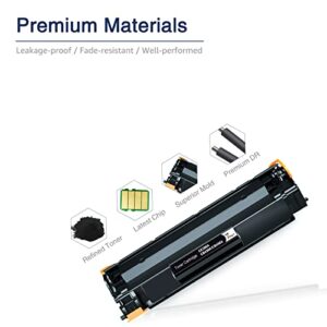 7Magic Compatible Toner Cartridge Replacement for HP 85A CE285A for Laserjet P1102W 1102W P1109W M1212NF MFP P1005 P1006 Printers Ink (Black，2 Pack)