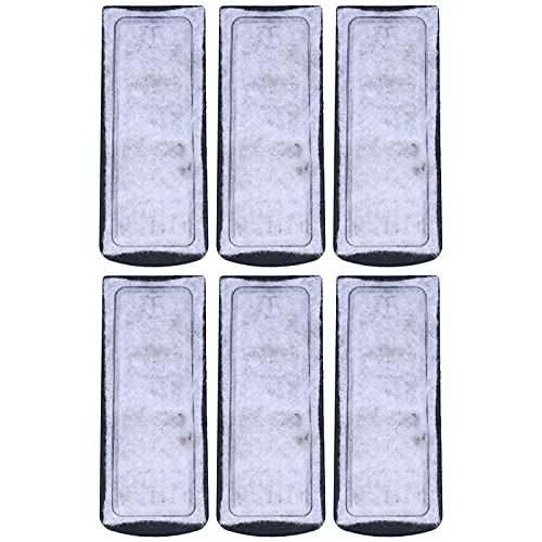 Watris Veiyi Fish Tank Filter Cartridge, 6Pcs Aquarium Filter Cotton Replacement, Wall Mounted Filter Accessory Cartridge Carbon Supplies