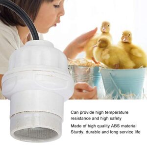 AUHX Uvb Reptile Light, Reptile Heat Lamp ABS Plastic Durable Impact Resistant High Temperature Resistant for Turtles for Lizards for Hatching(US Plug 110V)