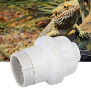 AUHX Uvb Reptile Light, Reptile Heat Lamp ABS Plastic Durable Impact Resistant High Temperature Resistant for Turtles for Lizards for Hatching(US Plug 110V)