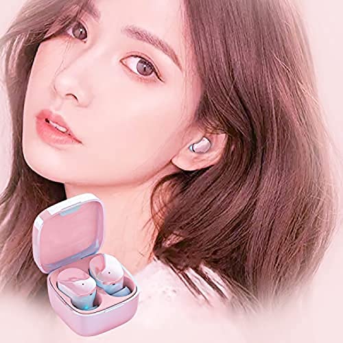 SEMAZA Wireless Bluetooth Earbuds TWS Bluetooth Headset in-Ear Low-Latency Call Noise Reduction Without Double Stereo Loss Sound Quality Pink