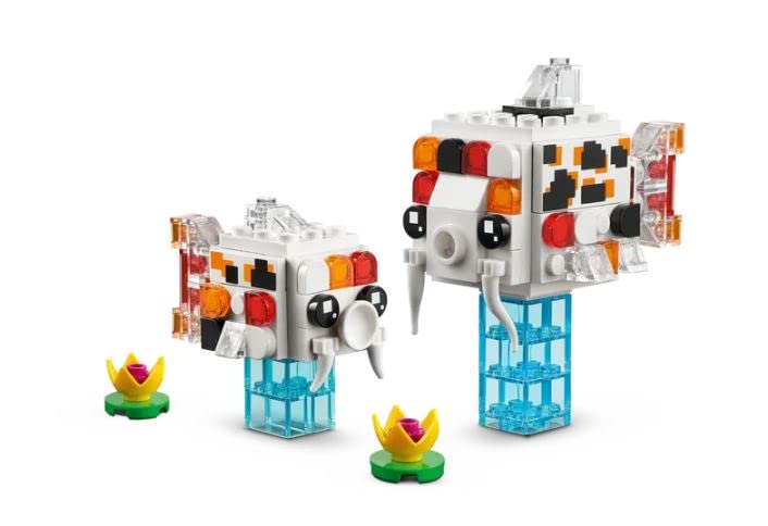 LEGO BrickHeadz Pets Dogs, Cats, Fish, Birds or Hamsters (Choose Pet) (Koi Fish 40545)