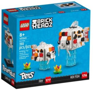 LEGO BrickHeadz Pets Dogs, Cats, Fish, Birds or Hamsters (Choose Pet) (Koi Fish 40545)