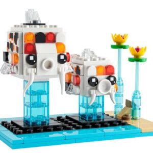 LEGO BrickHeadz Pets Dogs, Cats, Fish, Birds or Hamsters (Choose Pet) (Koi Fish 40545)