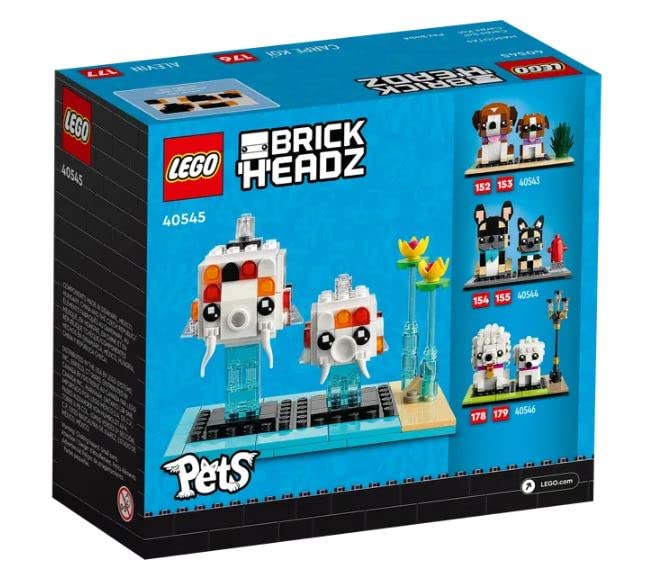 LEGO BrickHeadz Pets Dogs, Cats, Fish, Birds or Hamsters (Choose Pet) (Koi Fish 40545)