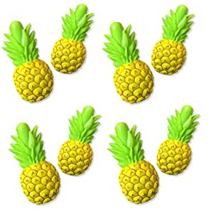 4 Pairs (8 Ct) Pineapple Style Beach Towel Holders, Clips, Beach, Patio or Pool Accessories, Portable Towel Clips, Chip Clips, Secure Clips ( 4 Set Per Order )