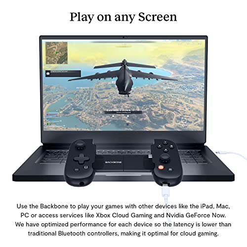 BACKBONE One Mobile Gaming Controller for Android and iPhone 15 Series (USB-C) - Turn Your Phone into a Gaming Console - Play Xbox, PlayStation, Call of Duty, Roblox, Minecraft, Genshin Impact & More