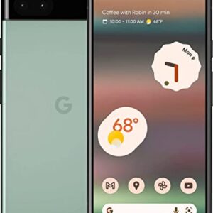 Google Pixel 6a - 5G Android Phone - Unlocked Smartphone with 12 Megapixel Camera and 24-Hour Battery - Sage (Renewed)