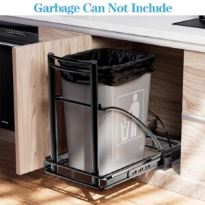 ANASTA Pull Out Trash Can Under Cabinet, in Cabinet Trash Can, Under Sink Counter Trash Can Pull Out, Requires 13" W X 18" D Cabinet Opening, Fits 7-10 Gallon 35QT Trash Can Not Included