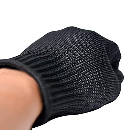 KUYYFDS Parrot Anti Bite Gloves Pet Protective Gloves Pet Training Wire Gloves Chewing Working Safety Gloves for Parrot Hamster - Black 1Pair Safety Work Gloves