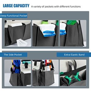 Birodeko Cleaning Caddy Bag Wearable Cleaning Caddy with Handle Caddy Organizer for Cleaning Supplies, Cleaning Bags for Housekeepers with Multiple Compartments