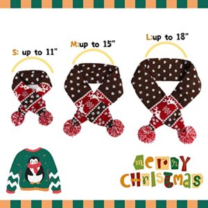 Little Mogwai Christmas Dog Bandanas Scarf Bibs Kerchief-，Pet Holiday Birthday Costumes Gift for Small Medium Large XL Size Dogs&Cat（Large）…