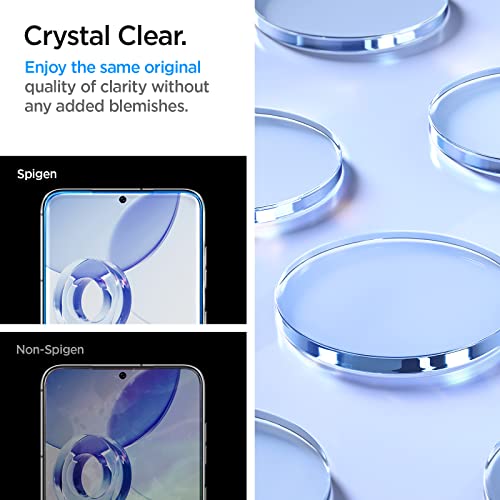 Spigen Tempered Glass Screen Protector [Glas.tR EZ Fit] designed for Galaxy S23 (2023) [2 Pack] - Case Friendly