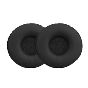 kwmobile ear pads compatible with sony wh-xb700 earpads - 2x replacement for headphones - black