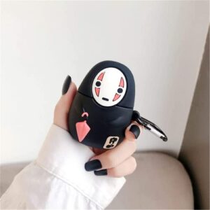 JERDF for Airpod 2/1 Case - Umbrella Faceless, Cute Anime3D Cartoon Design for Airpods 1/2 Silicone Cover for Girls Boys Teen (Umbrella Faceless)